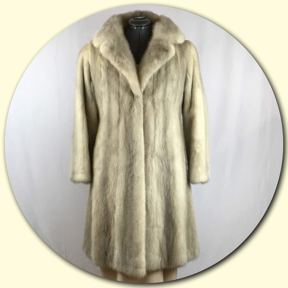 Cerulean Jackets & Blazers - Beautiful Vintage AUTHENTIC Mink Fur Coat